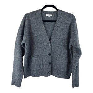Madewell Short Kent Ex-Boyfriend Cropped Cardigan Sweater small